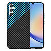 Techsuit - Carbonite FiberShell - Samsung Galaxy A34 5G - Blue Pulse