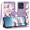 Techsuit - FlipCraft - Motorola Edge 40 Neo - Mysterious Purple (KF2328613)