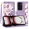 Techsuit - FlipCraft - Oppo Reno12 Pro - Mysterious Purple (KF2332161)