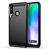 Techsuit - karbon szilikon - Huawei Y6p - fekete (KF23434)