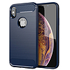 Techsuit - karbon szilikon - iPhone X / iPhone XS - kék (KF2327953)