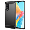 Techsuit - karbon szilikon - Oppo A98 5G - fekete (KF2313847)