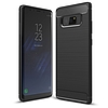 Techsuit - karbon szilikon - Samsung Galaxy Note 8 - fekete (KF23390)