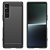 Techsuit - karbon szilikon - Sony Xperia 1 V - fekete (KF2315552)