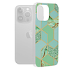 Techsuit - Marble Series - iPhone 15 Pro Max - Green Hex (KF2314126)