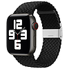 Techsuit - Óraszíj (W032) - Apple Watch 1/2/3/4/5/6/7/8/9/10/SE/SE 2 (38/40/41/42mm) - Fekete