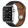 Techsuit - Óraszíj (W033) FÉRFI - Apple Watch 1/2/3/4/5/6/7/8/SE/SE 2/Ultra (42/44/45/49mm) - Fekete (KF239821)