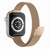 Techsuit - Óraszíj (W034) - Apple Watch 1/2/3/4/5/6/7/8/SE/SE 2 (38/40/41 mm) - Arany (KF239494)