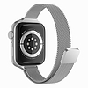 Techsuit - Óraszíj (W034) - Apple Watch 1/2/3/4/5/6/7/8/SE/SE 2/Ultra (42/44/45/49mm) - Ezüst (KF239500)