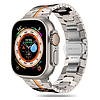 Techsuit - Óraszíj (W063) - Apple Watch 1/2/3/4/5/6/7/8/9/10/SE/SE 2/Ultra/Ultra 2 (42/44/45/46/49mm) - Titán narancs