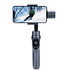 Techsuit - Phone Gimbal (F10 Pro) - 3 tengely, Kezdő móddal, arckövetéssel, távirányítóval, zoom, 4000 mAh - fekete