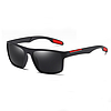 Techsuit - Polarized TR90 (MM101) napszemüveg - UV védelem - Matt fekete / piros (KF238081)