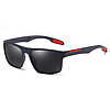 Techsuit - Polarized TR90 (MM101) napszemüveg - UV védelem - Matt kék / piros (KF238078)