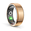 Techsuit - Smart Ring (R02) - Uniszex, pulzusmérő, HRV, oxigéntelítettség, fitnesz, 57,17 mm-es méret, QRing alkalmazás - Rose Gold