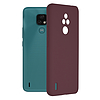 Techsuit - Soft Edge szilikon - Motorola Moto E7 - Plum Violet (KF235852)