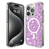 Techsuit - Sparkly Glitter MagSafe - iPhone 15 Pro - Magenta