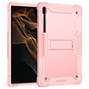 Techsuit - strapabíró TabShell + képernyővédő fólia - Samsung Galaxy Tab S8 Ultra / S9 Ultra - Rose Gold