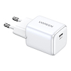 Töltő UGREEN 15324 Nexode mini, USB-C, PD3.0, QC4.0, GaN, 20 W, fehér (15324)