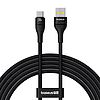 Töltőkábel Baseus Flash 2 USB - USB-C 100 W, 2 m fekete (P10311804111-01)