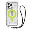 UAG Pathfinder Clear Magsafe Bundle tok zsinórral iPhone 16 Pro Max készülékhez - zöld