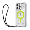 UAG Pathfinder Clear Magsafe Bundle tok zsinórral iPhone 16 Pro Max készülékhez - zöld