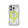 UAG Pathfinder Clear Magsafe iPhone 16 Pro tok, amely kompatibilis a MagSafe - zölddel