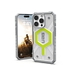 UAG Pathfinder Clear Magsafe iPhone 16 Pro tok, amely kompatibilis a MagSafe - zölddel