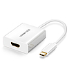 Ugreen adapter USB Type C (férfi) - HDMI (aljzat) fehér (40273)