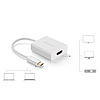 Ugreen adapter USB Type C (férfi) - HDMI (aljzat) fehér (40273)