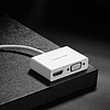 Ugreen adapter videó konverter USB Type C - HDMI / VGA fehér (MM123)