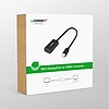 Ugreen adapterkábel FHD (1080p) HDMI (aljzat) - Mini DisplayPort (dugasz - Thunderbolt 2.0) fehér (MD112 10460)