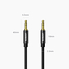 Ugreen audio kábel 2 x mini jack 3,5 mm 2 m fekete (50363 AV112)