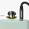 Ugreen audiokábel AUX egyenes minijack 3,5 mm 1m fekete (AV112)