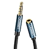 UGREEN AV118 AUX jack 3,5 mm-es audio hosszabbító kábel 0,5 m, kék (40672)