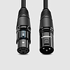 Ugreen AV130 66716 audio XLR (aljzat) - XLR (apa) kábel mikrofonhoz / erősítőhöz 1 m - fekete