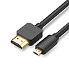 UGREEN HD127 Micro HDMI - HDMI 4K 3D kábel 3m, fekete (30104)