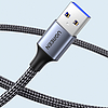 Ugreen hosszabbítókábel adapter USB (dugasz) - USB (aljzat) 3.0 5Gb/s 0.5m szürke (US115)