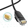 Ugreen kábel internet hálózati kábel Ethernet patchcord RJ45 Cat 6A UTP 1000Mbps 1m fekete (70332)