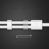 Ugreen kábel kábel fejhallgató osztó mini jack 3,5 mm - 2 x mini jack 3,5 mm (2 x sztereó kimenet) 20 cm fehér (AV134)