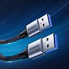 Ugreen kábel USB-kábel - USB 3.0 5Gb/s 0.5m szürke (US373)