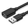 Ugreen kábeladapter USB (aljzat) - USB (dugasz) 1 m fekete (10314)