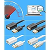 Ugreen kábeladapter USB (aljzat) - USB (dugasz) 1 m fekete (10314)