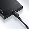 UGREEN micro USB 3.0 kábel - USB-C, 1m, fekete (20103)