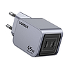 Ugreen Nexode Pro 45W fali töltő, 2x USB-C szürke (35008)