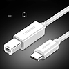 Ugreen nyomtatókábel USB-C - USB-B 480Mb/s 1m fehér (US241)