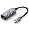 UGREEN RJ45 USB-C - Gigabit Ethernet adapter, alumínium, szürke (50737B)