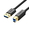 Ugreen US210 30753 nyomtatókábel USB-A 3.0 / USB-B 5Gbps 1m - fekete