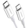 UGREEN US264 Type C to Type C Cable, 60W, 2m, white (60520)