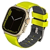 Uniq Szíj Linus tok Apple Watchhoz 1/2/3/4/5/6/7/8/9/SE/SE2/Ultra 42/44/45/49mm Airosoft Szilikon Lime/Lime Green