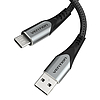 USB 2.0 A - Micro-B 3A kábel, 0,5 m Vention COAHD szürke